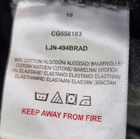 Brave Souls London Denim Studio size 10/38 black - Picture 6 of 11